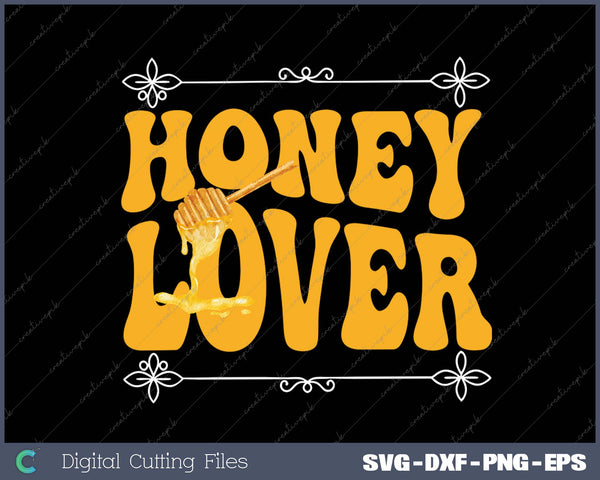 Honey Lovers Honey Pot SVG PNG Cutting Printable Files