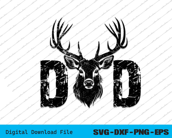 Hunting Dad Father's Day SVG PNG Cutting Printable Files