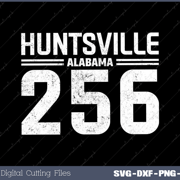 Huntsville Alabama AL 256 Vintage