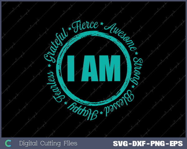 I Am Fearless Motivational Quote Inspiration Positive Life Slogan