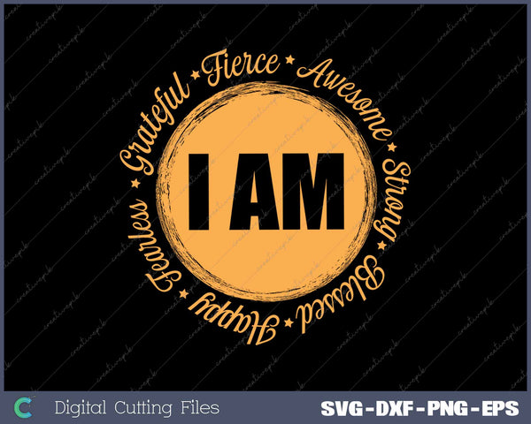 I Am Fearless Motivational Quote Inspiration Positive Saying Life Slogan