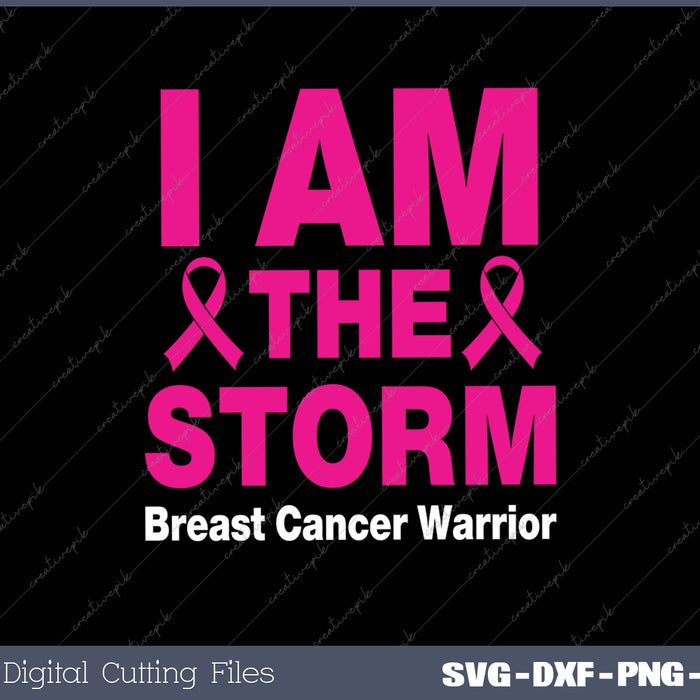 I Am The Storm Breast Cancer Survivor Warrior Tee