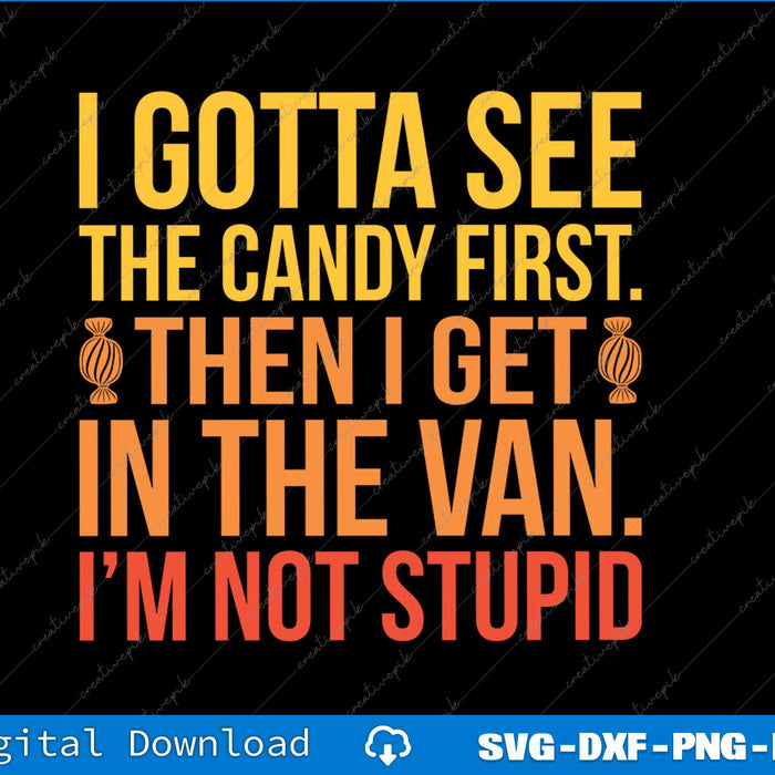 Text design with humorous quote on a black background