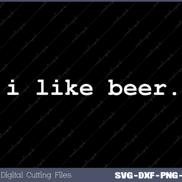 I Like Beer Minimalist Funny Drinking 
