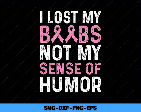 Motivational quote with pink ribbons on a black background, featuring SVG file formats.
