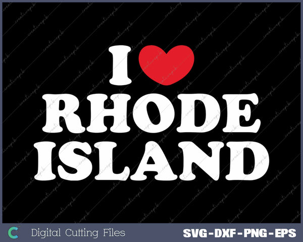 Get ready to show your love for Rhode Island with our I Love Rhode Island USA State SVG PNG Cutting Printable Files. With these high-quality files, you can create unique and personalized crafts, decorations, and gifts. Perfect for anyone who's proud to call Rhode Island home.
