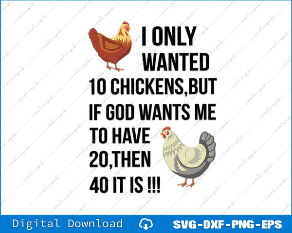 Cartoon chickens with humorous text on a white background