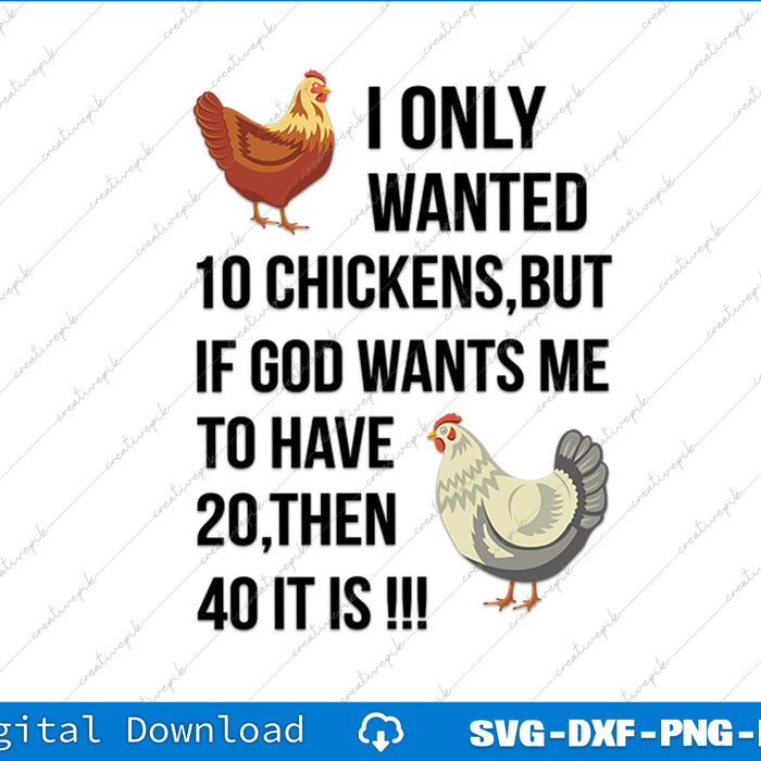 Cartoon chickens with humorous text on a white background