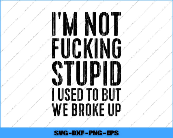 Text graphic with a humorous message on a white background
