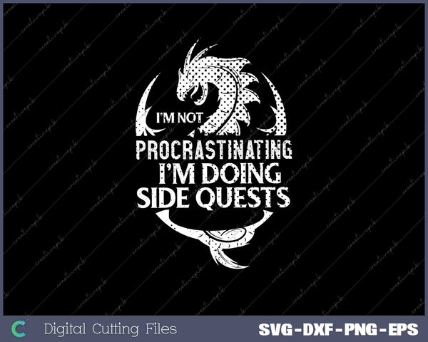 I'm not procrastinating I'm doing Side Quests - RPG Gamer