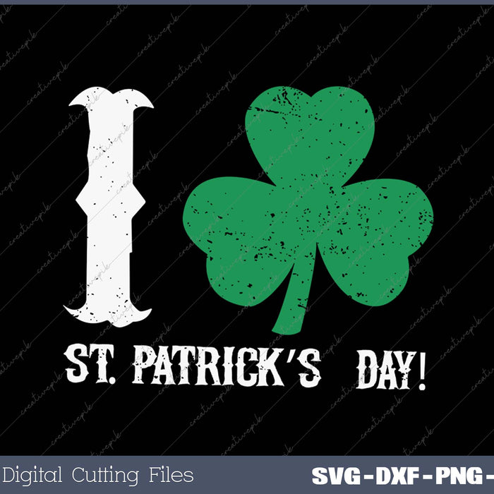 I clover St. Patrick's day SVG PNG Cutting Printable Files