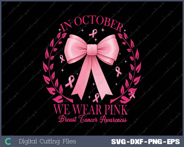 In October We Wear Pink Pink Coquette Bow