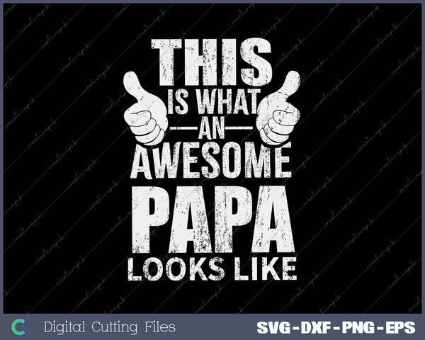 Inkeezy Men's This is What an Awesome Papa Looks Like