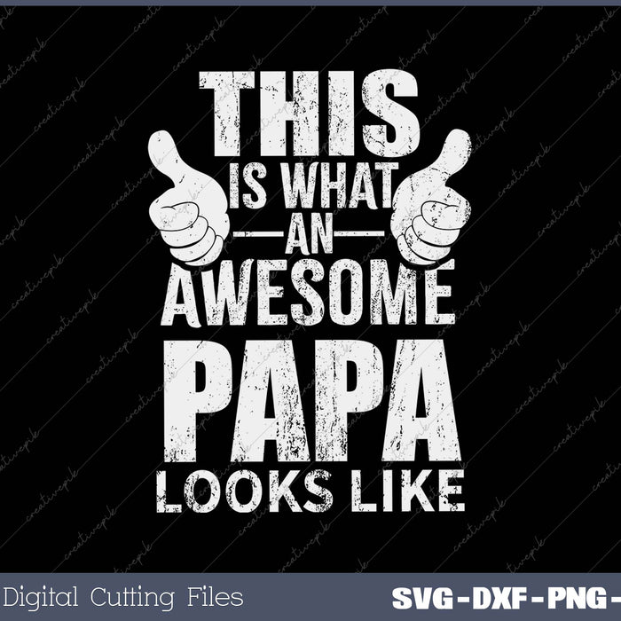 Inkeezy Men's This is What an Awesome Papa Looks Like