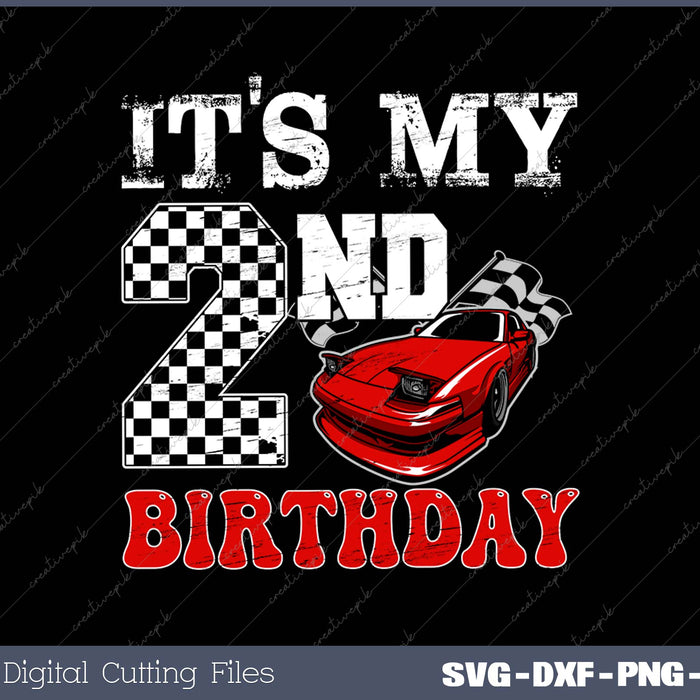 It's My 2nd Birthday SVG PNG Cutting Printable Files