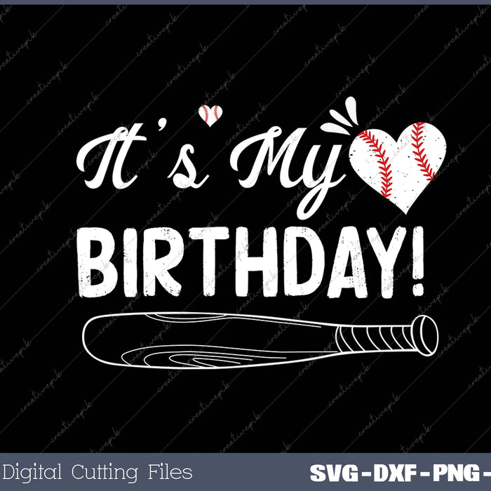 It's My Birthday Baseball