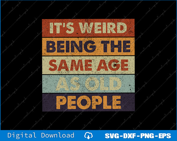 Vintage-style text graphic with humorous quote on a black background