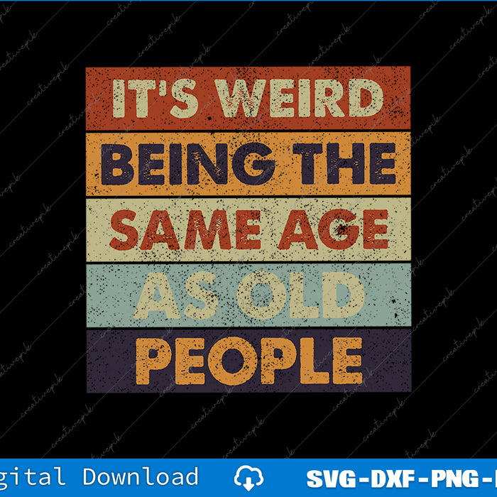 Vintage-style text graphic with humorous quote on a black background