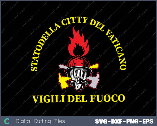 Italian Firefighter Vigili Del Fuoco Vatican Rome