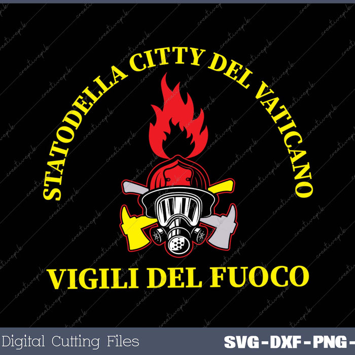 Italian Firefighter Vigili Del Fuoco Vatican Rome