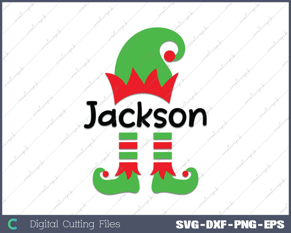 Jackson Christmas SVG PNG Cutting Printable Files