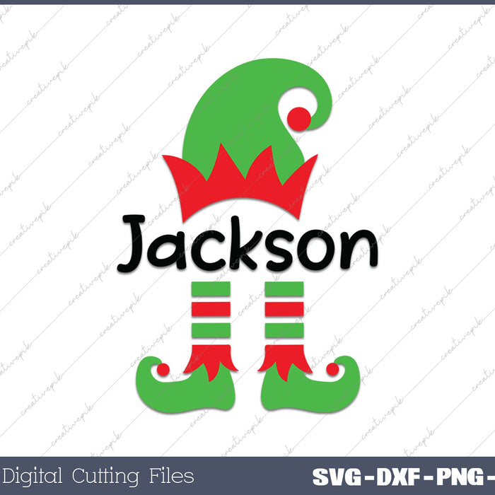 Jackson Christmas SVG PNG Cutting Printable Files