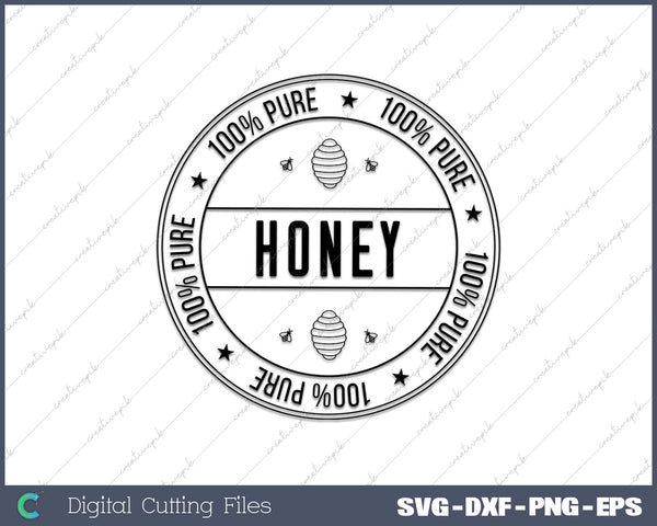 Jar of Honey Stamp Label Costume for Halloween