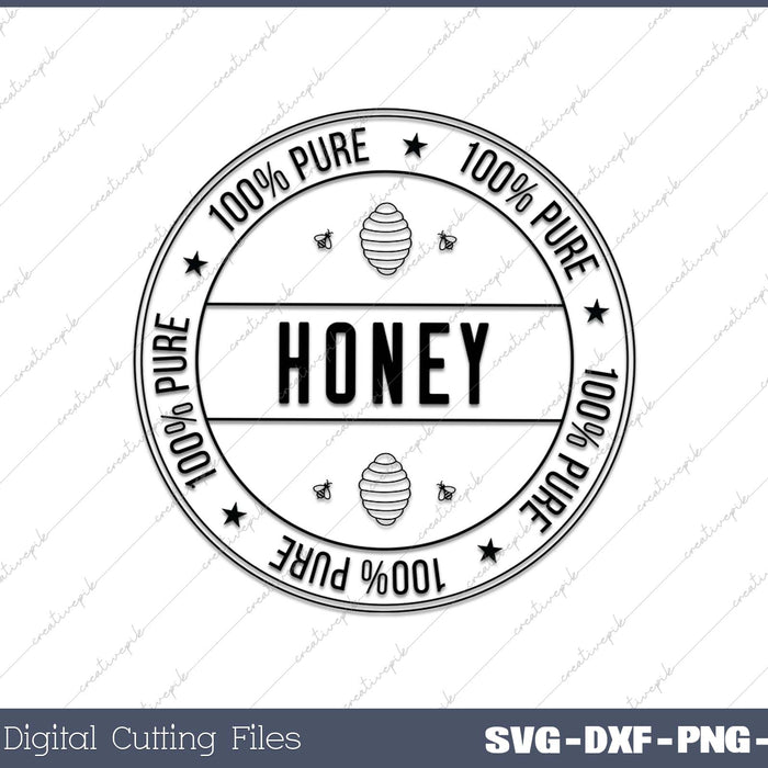 Jar of Honey Stamp Label Costume for Halloween