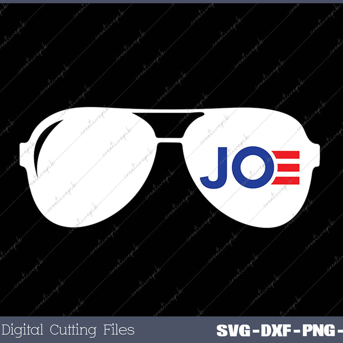 Joe Biden Aviators SVG PNG Cutting Printable Files