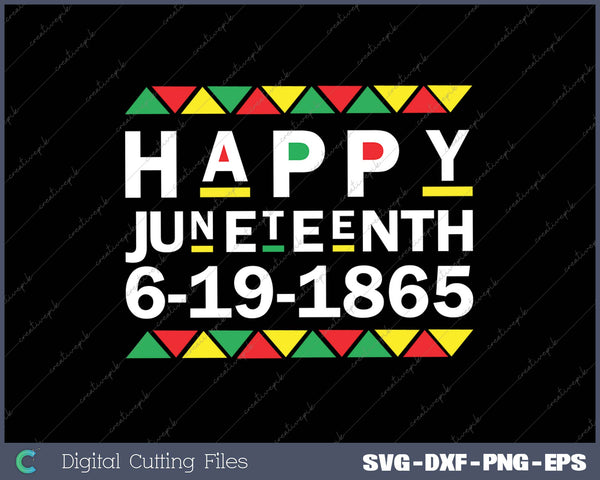 Juneteenth  Black History SVG PNG Cutting Printable Files