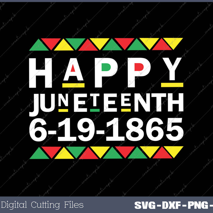 Juneteenth  Black History SVG PNG Cutting Printable Files