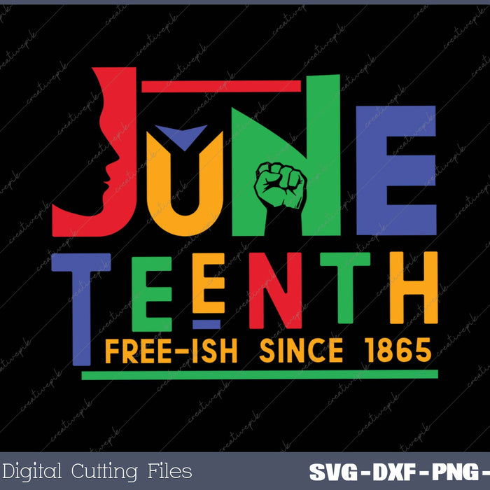 Juneteenth Freeish Since 1865 Melanin Ancestor Black History