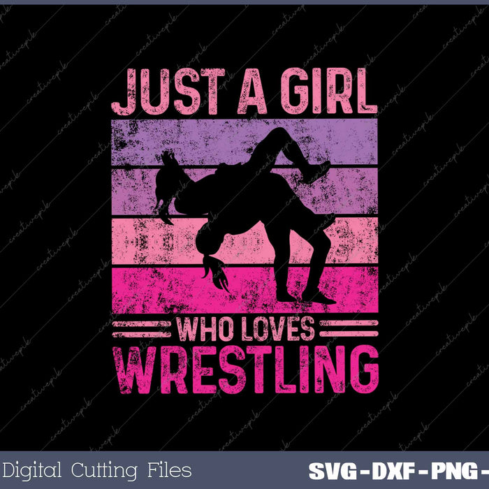 Just A Girl Who Loves Wrestling Girl Wrestle 