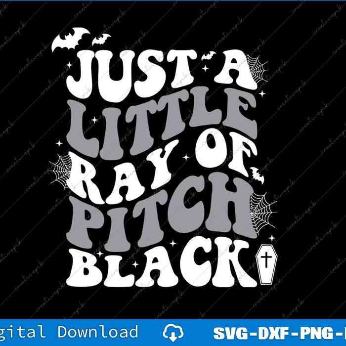 Text design with Halloween theme on a black background