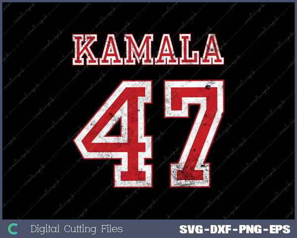 Kamala Harris 47th President USA America 2024 Election SVG PNG Printable Files