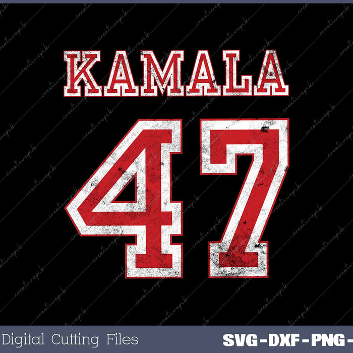 Kamala Harris 47th President USA America 2024 Election SVG PNG Printable Files