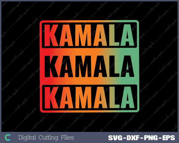 Kamala Harris Vintage Style Kamala 2024 SVG PNG Printable Files