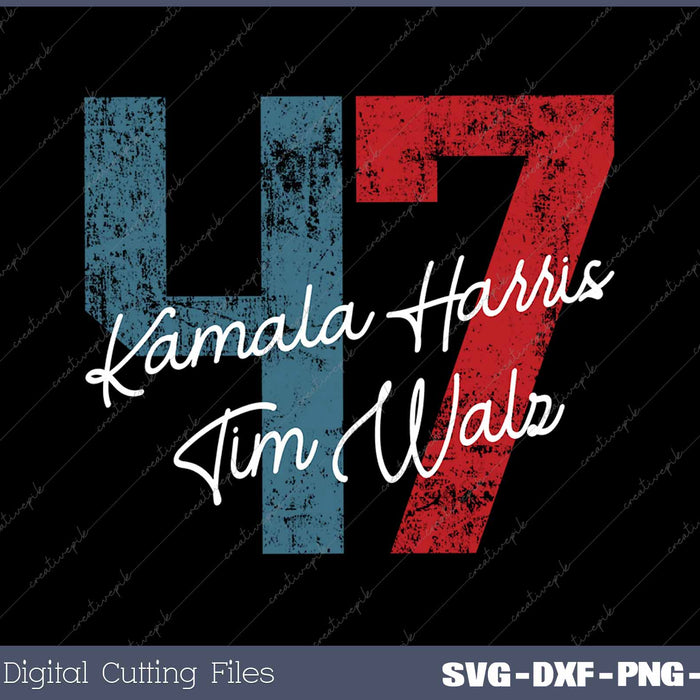 Kamala Harris Walz 2024 Harris Waltz President Democratic 47 