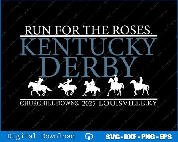Kentucky Derby 2025 Vintage Officially Licensed SVG PNG Printable File