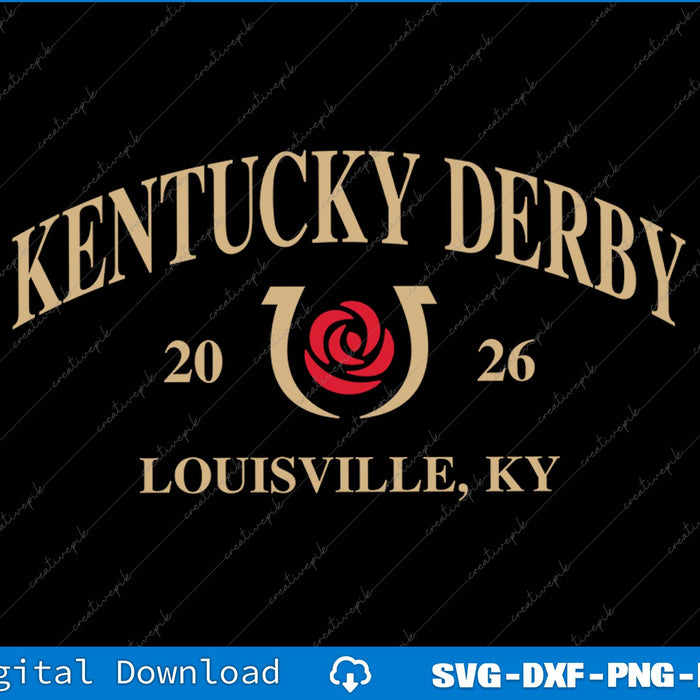 Kentucky Derby 2026 SVG PNG Ai Cutting Printable File