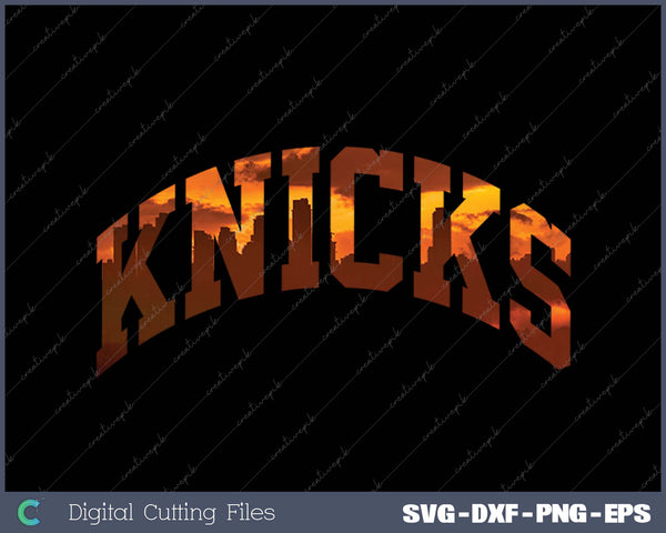 Knicks Name Vintage Retro Gift Men Women Boy Girl SVG PNG Cutting Printable Files