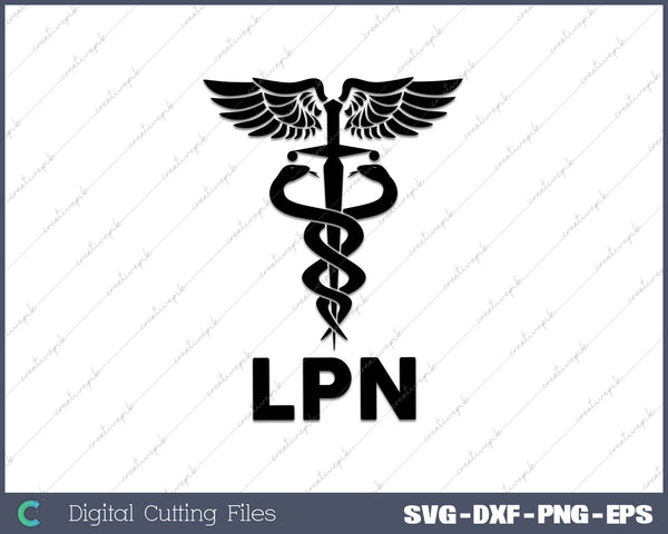 LPN, Medical SVG PNG Cutting Printable Files