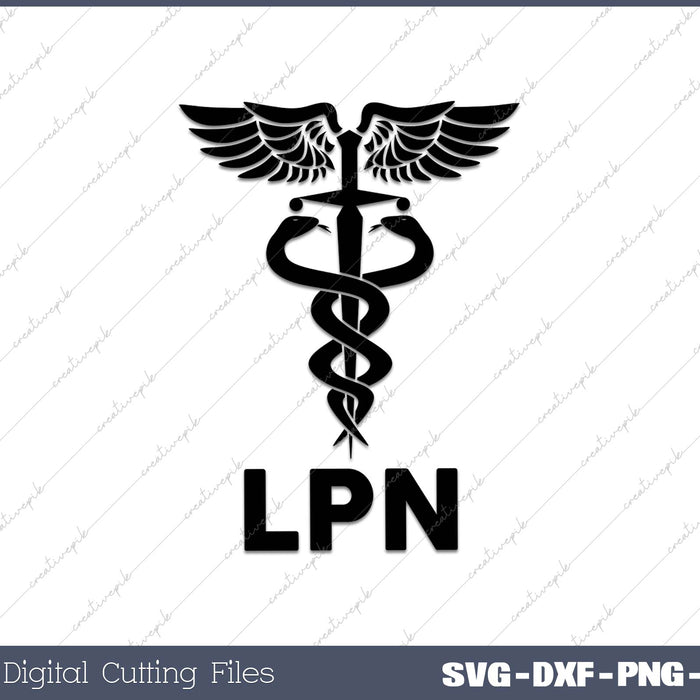 LPN, Medical SVG PNG Cutting Printable Files