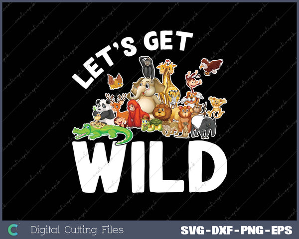 Let's Get Wild Safari Squad Jungle Animal Zoo 