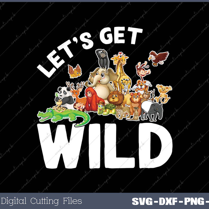 Let's Get Wild Safari Squad Jungle Animal Zoo 