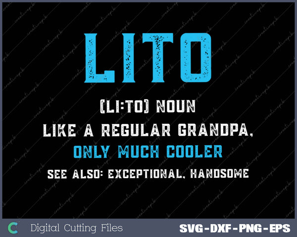 Lito Gift- Like A Regular Funny Definition Much Cooler