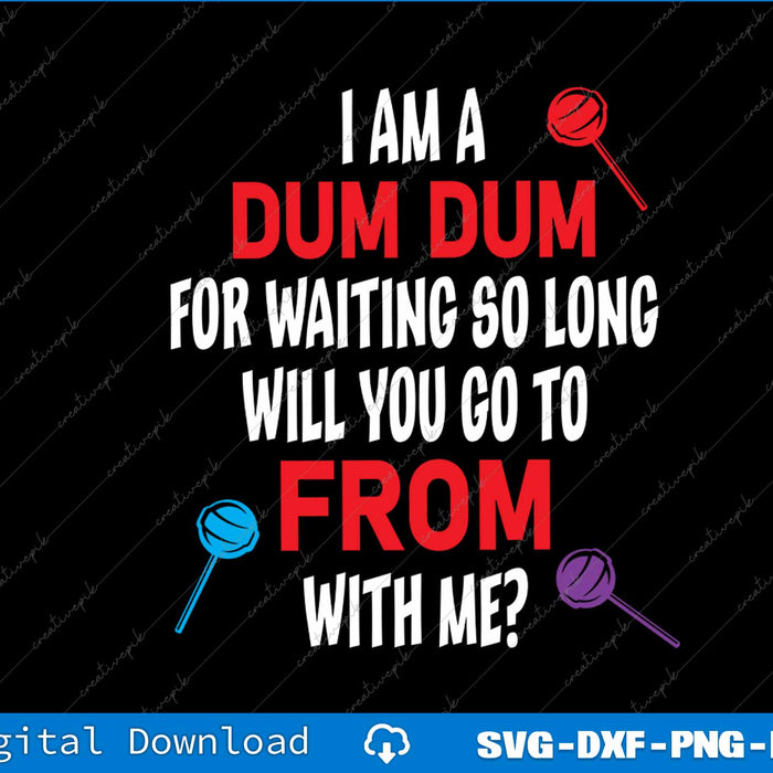 Lollipop Prom Date Idea Funny Lollipop Promposal SVG PNG Printable File