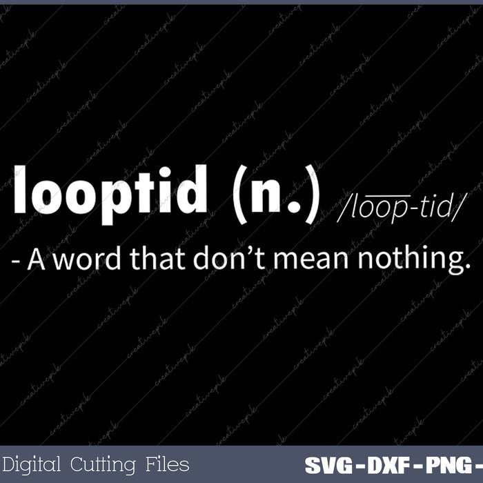 Looptid Definition Style Vintage