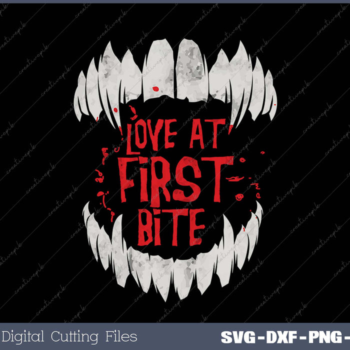 Love at First Bite Vampire Fangs Halloween