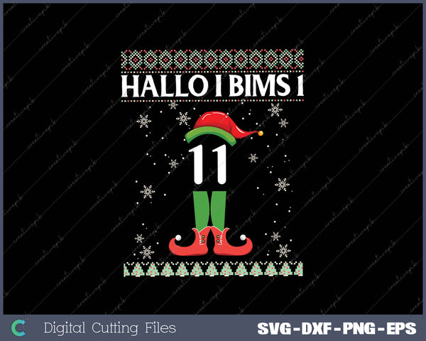 Lustiger Weihnachtself für Gamer Elf 11 gaming I Bims